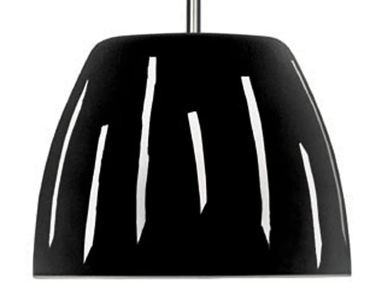 Suspension TOSEL ,verre,Blanc ,H80xD20xP20cm