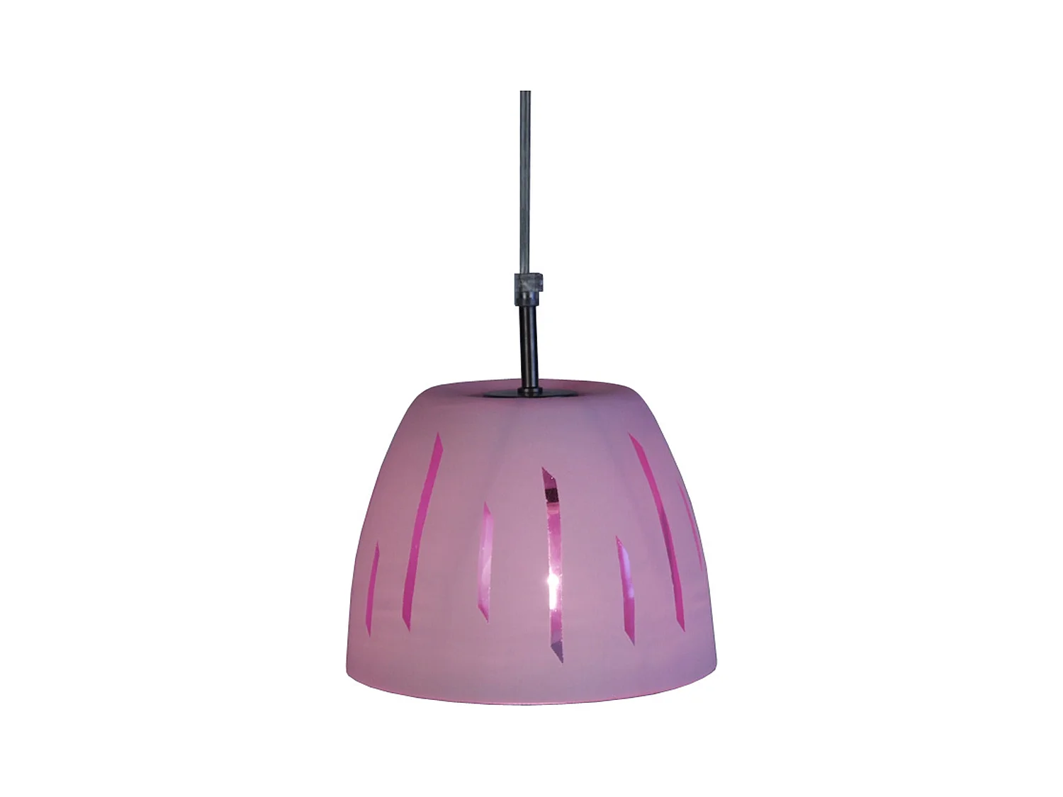 Suspensión  TOSEL ,vidrio,Negro ,A80xD20x P20cm