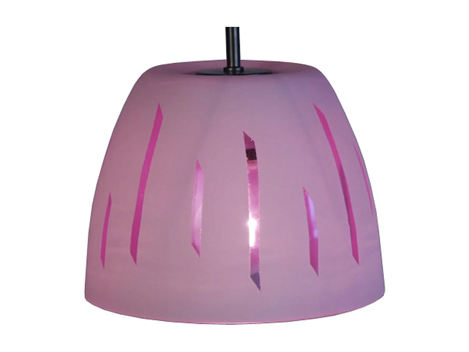 Suspensão TOSEL  ELLEN vidro cúpula castanho D20 x  H70  cm