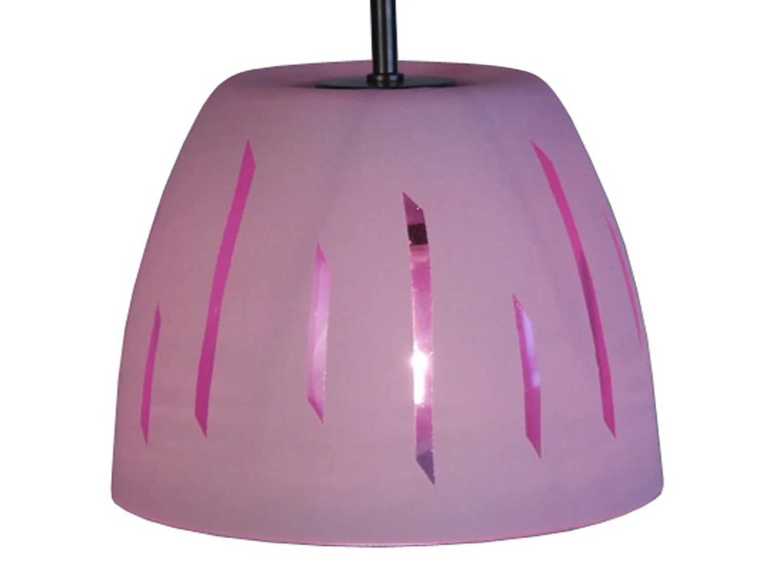 Suspension TOSEL ,verre,Noir ,H80xD20x P20cm