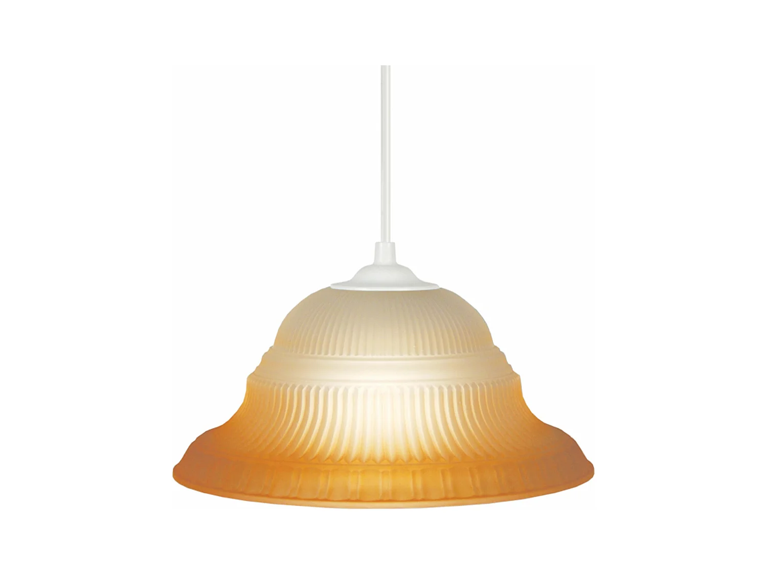Suspensión  TOSEL ,vidrio,Gris ,A70xD23xP23 cm