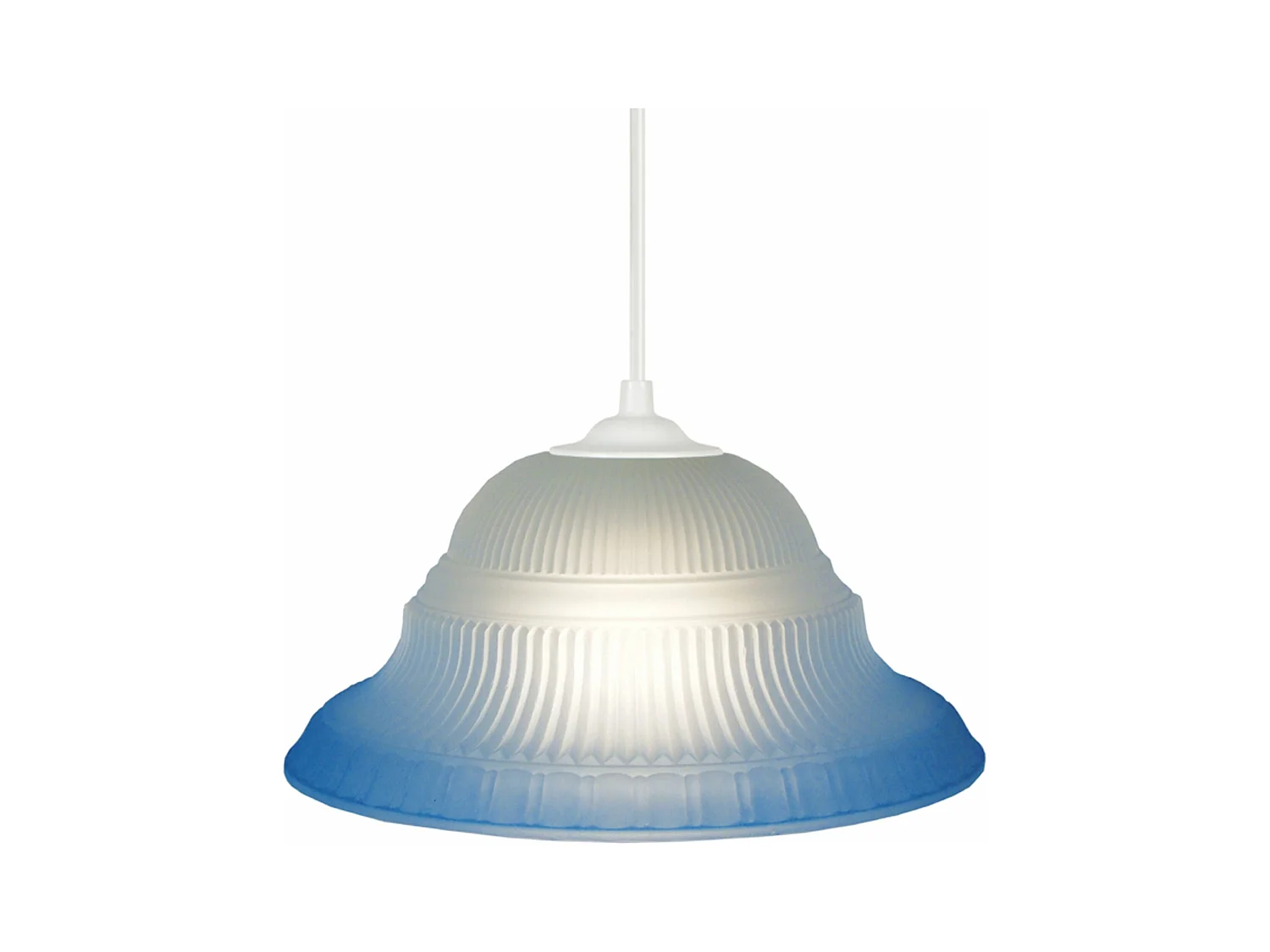 Suspensión  TOSEL ,vidrio,Gris ,A70xD23xP23 cm