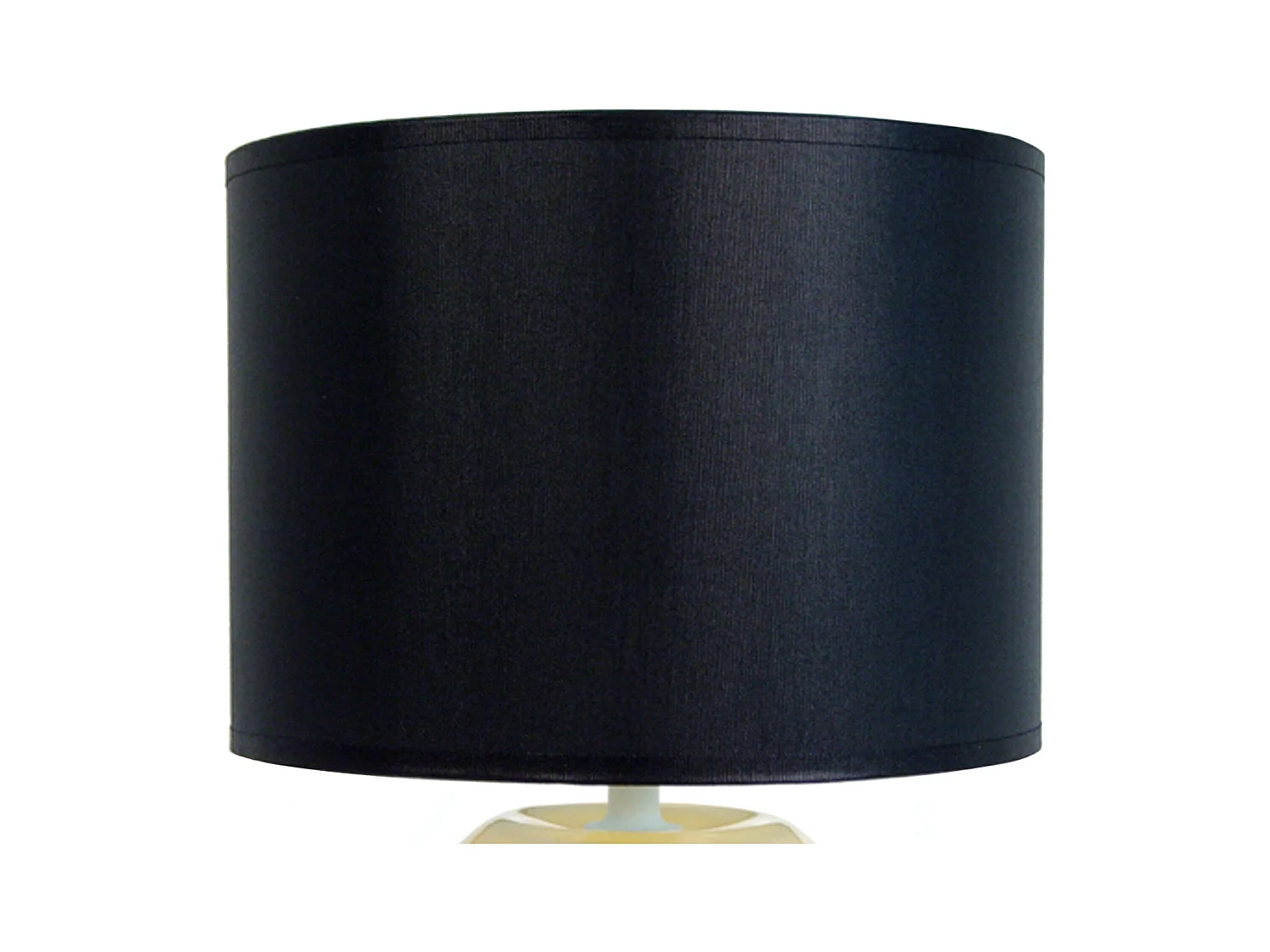 Lámpara de noche TOSEL ,vidrio,Negro ,A19xD 35xP 35 cm