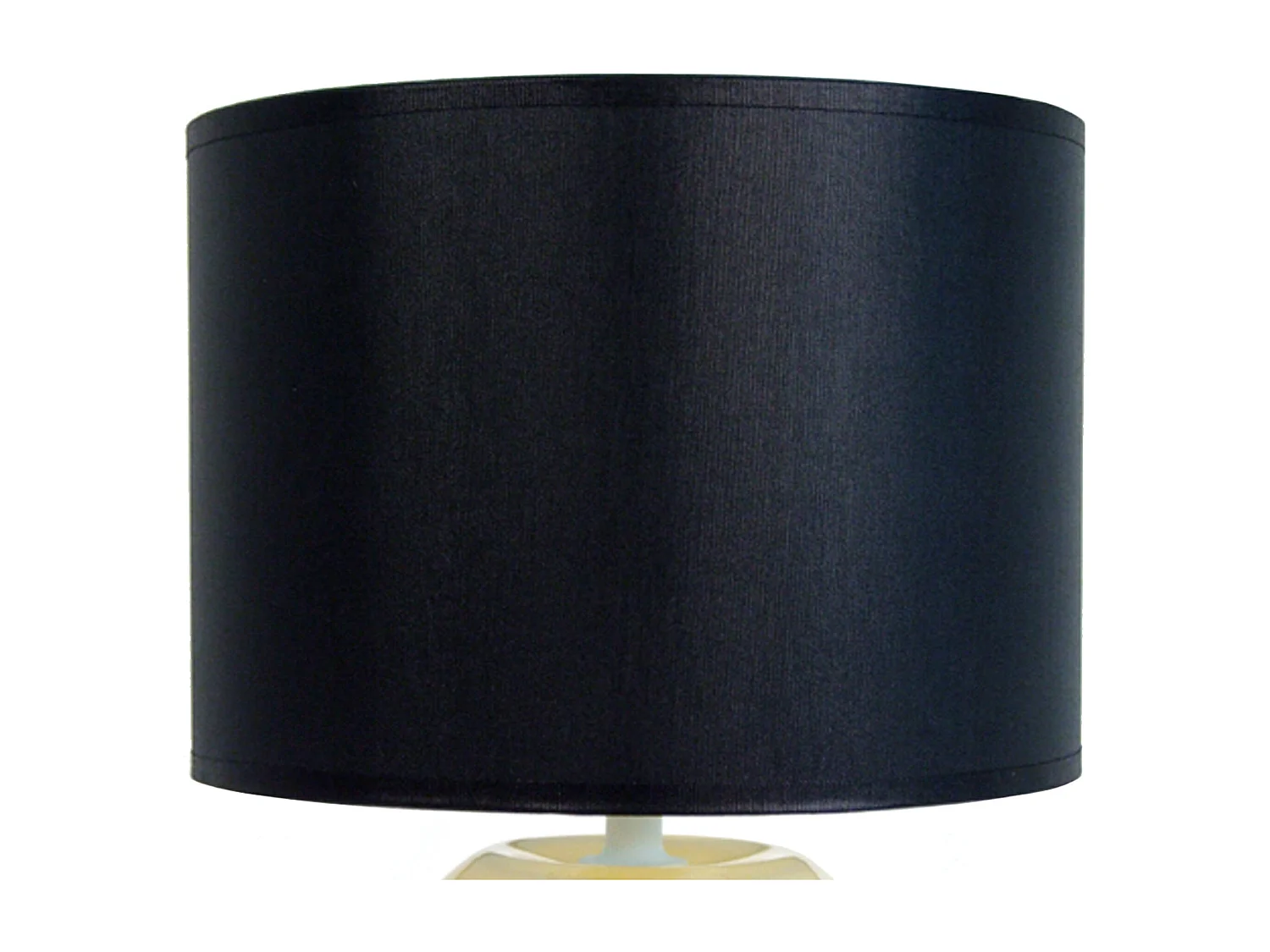 Lámpara de noche TOSEL ,vidrio,Negro ,A19xD 35xP 35 cm