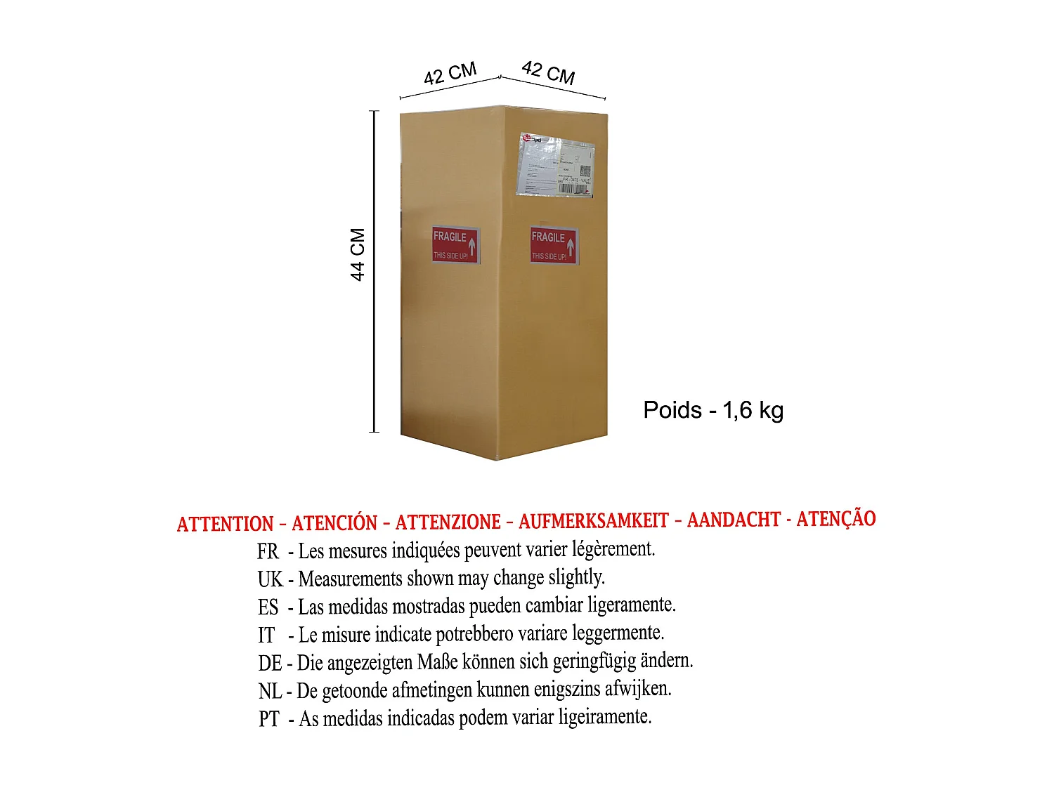 Lampe a Poser TOSEL ,bois,Noir ,H48xD35xP35cm