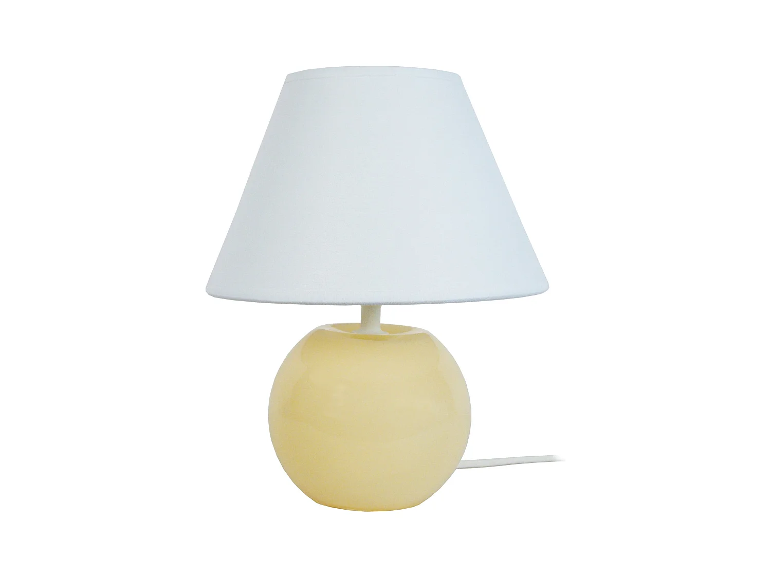 Lampe de Chevet TOSEL ,verre,Bleu,H 48xD35x P 35cm