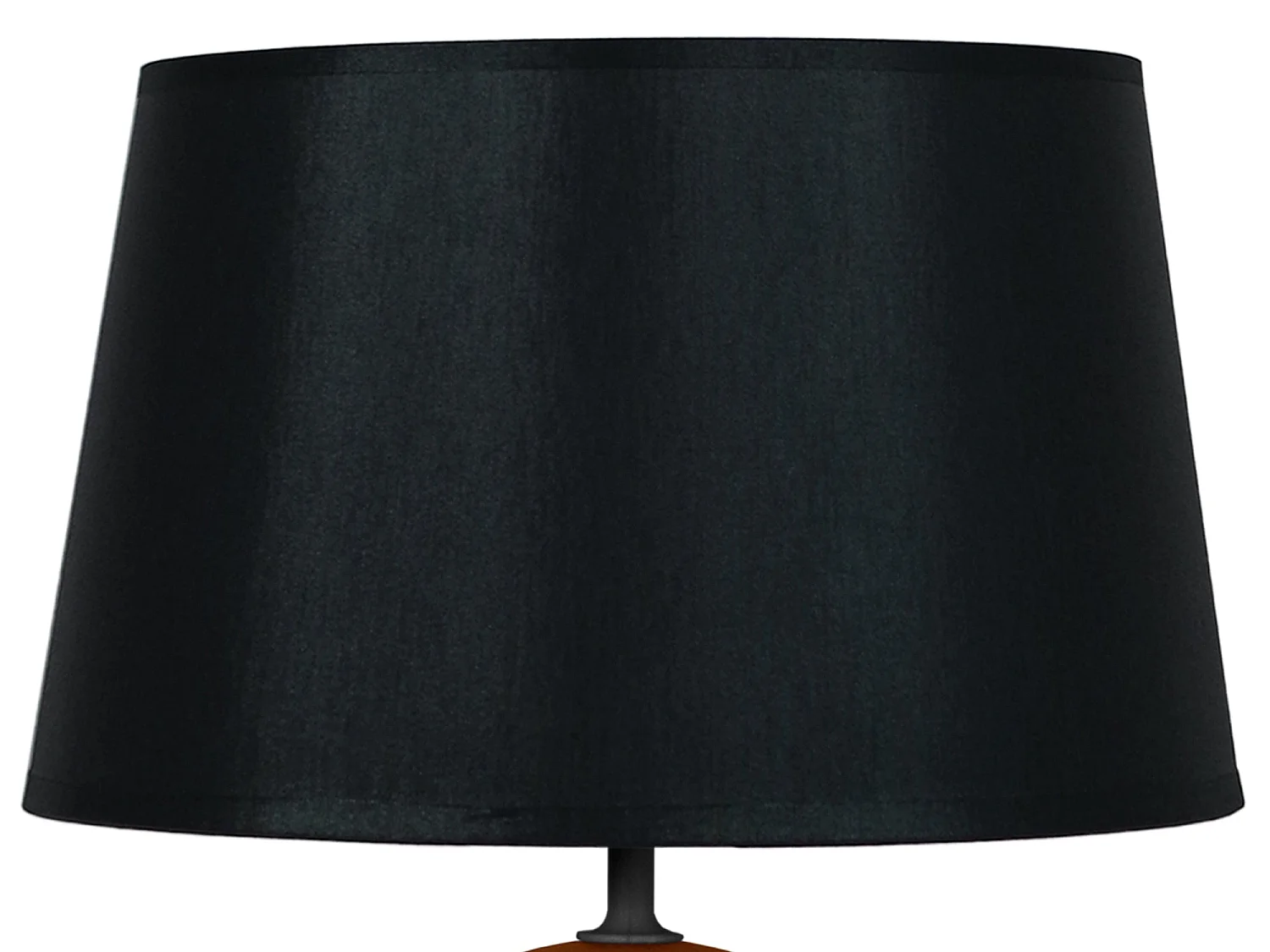 Lampada da tavolo  vetro cristallino legno escura EMMA  nero D'30 cm