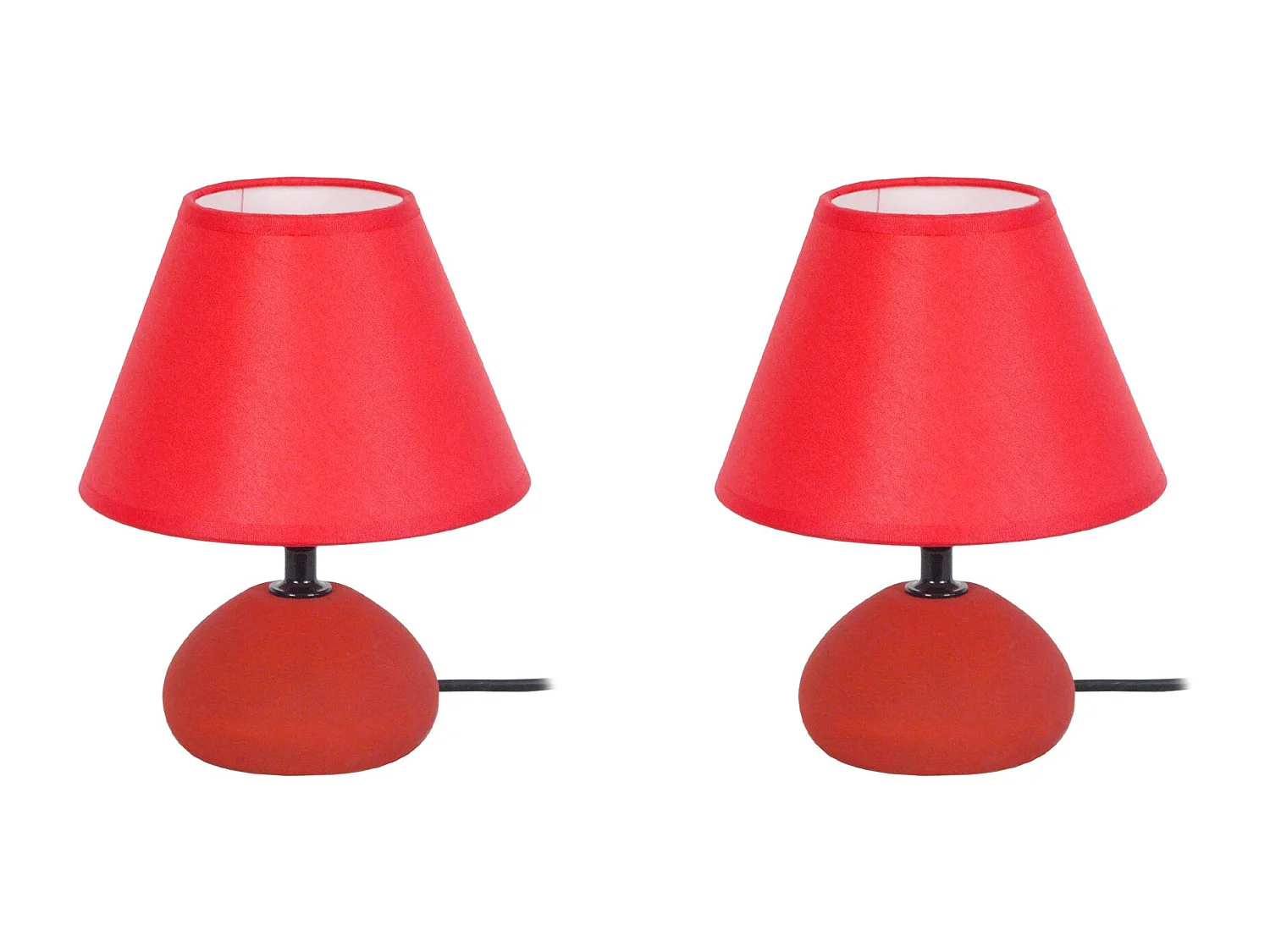 Abajur TOSEL LUSA LT2 tecido geométrico Dourado D18 x  H29  cm