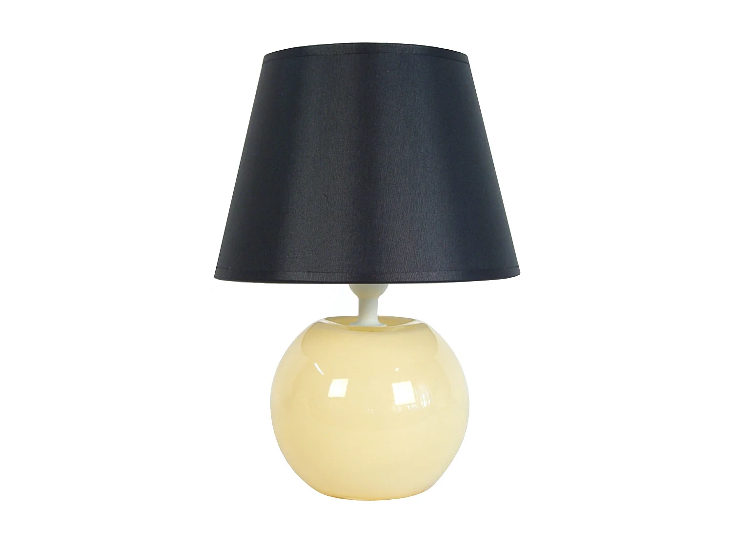 Abajur TOSEL LUSA tecido geométrico Verde D18 x  H29  cm