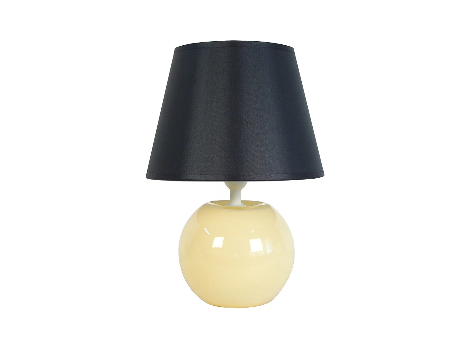 Lampe de Chevet TOSEL ,verre,Bleu,H48xD 35x P 35 cm