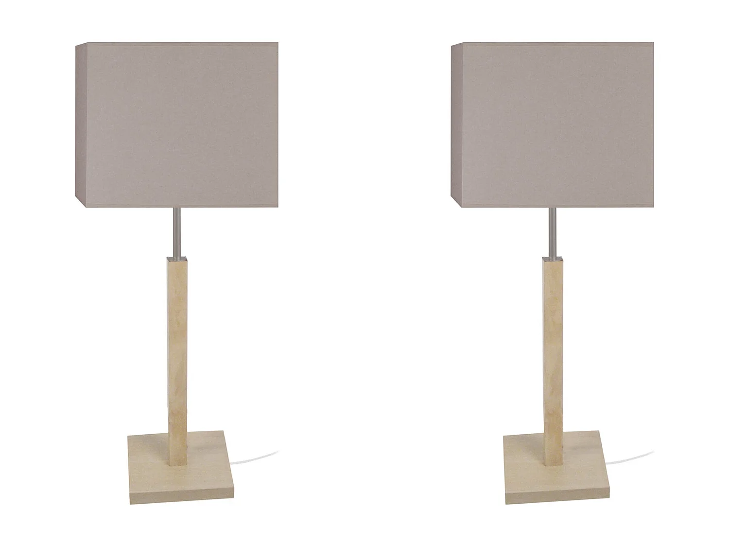 Candeeiro de mesa TOSEL GERI LT2 tecido articulado preto D16 x  H45  cm