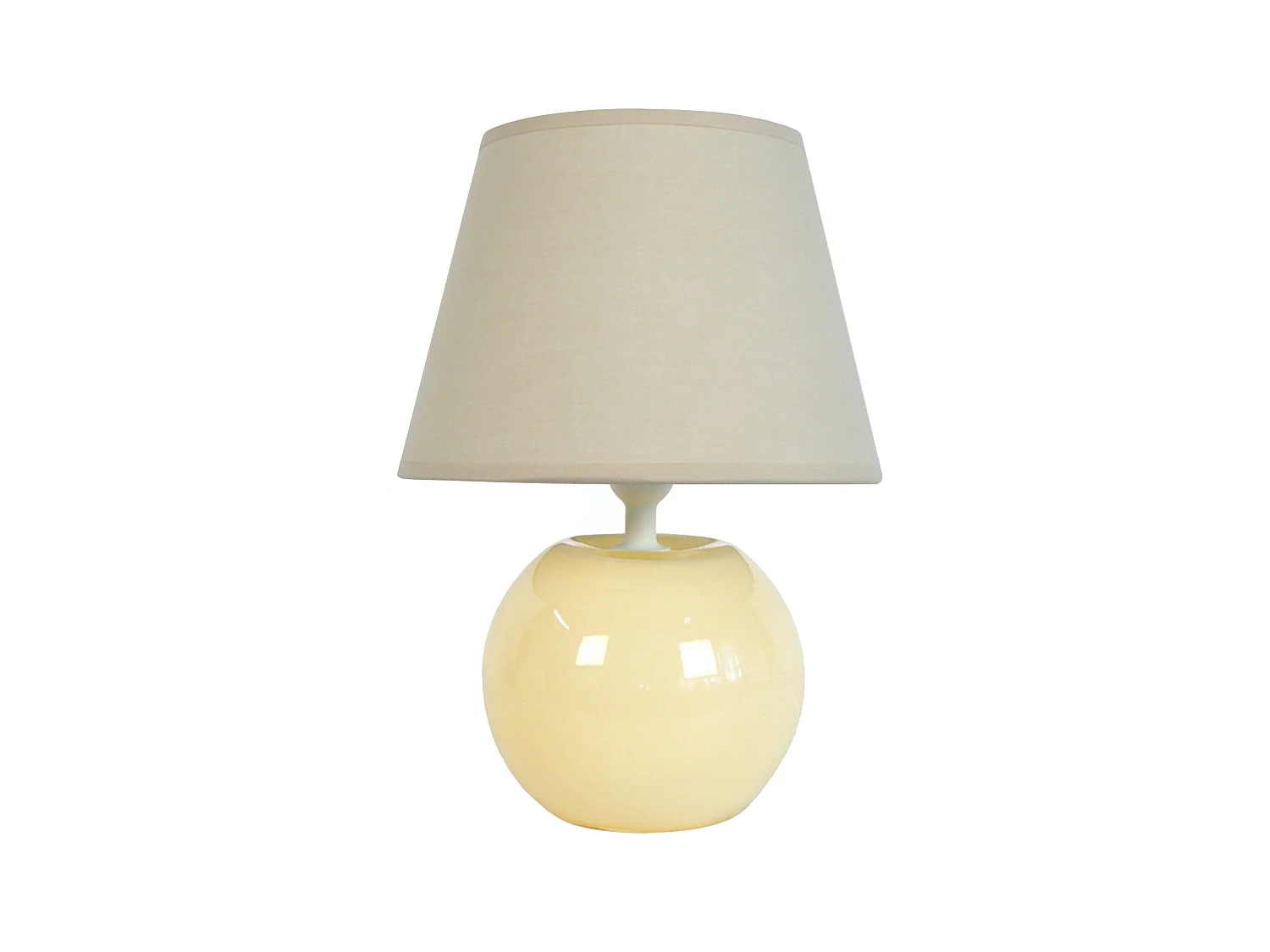 Lampe de Chevet TOSEL ,verre,Transparent,H 48xD 35xP 35 cm
