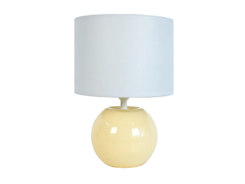 Lámpara de noche TOSEL , vidrio,violeta , A48x D 35xP 35 cm