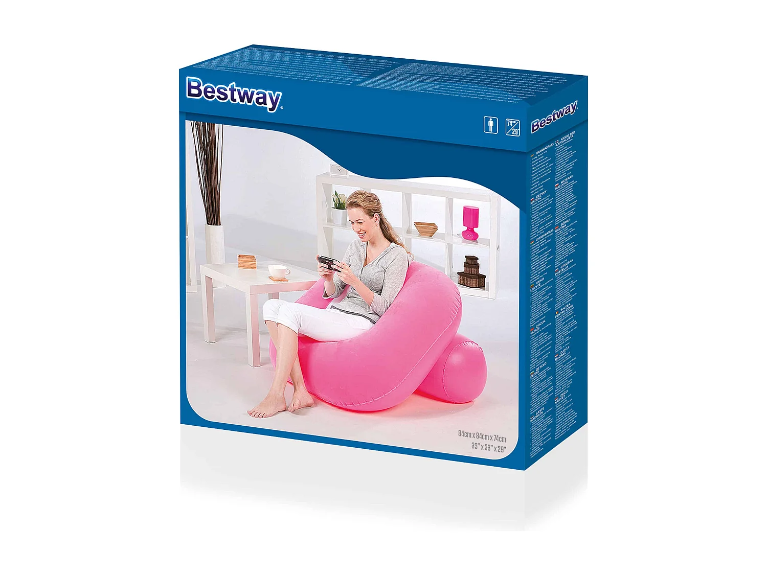 Sillón Hinchable Bestway 84x84x74 cm Diseños Surtidos