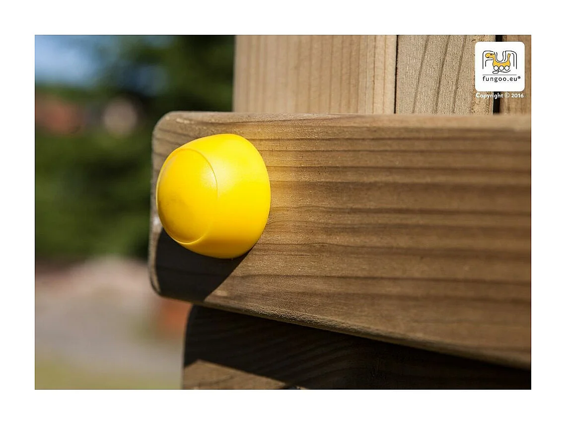 Aire de jeux Carol 2 - Toboggan Bleu - Fungoo