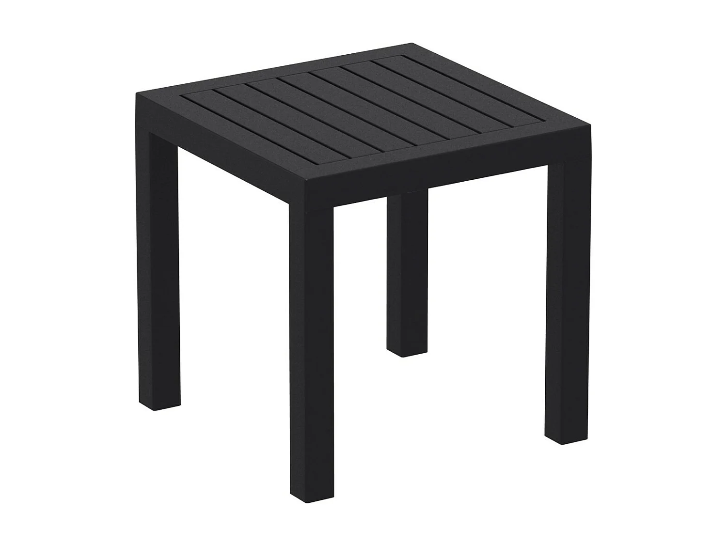 Tisch Costa - Wasserfestes Harz - 45 x 45 x 45 cm - Cremefarben