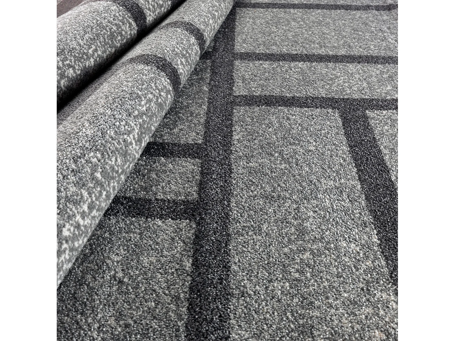 Tappeto corsia SERIE SAM GREY BLACK 10