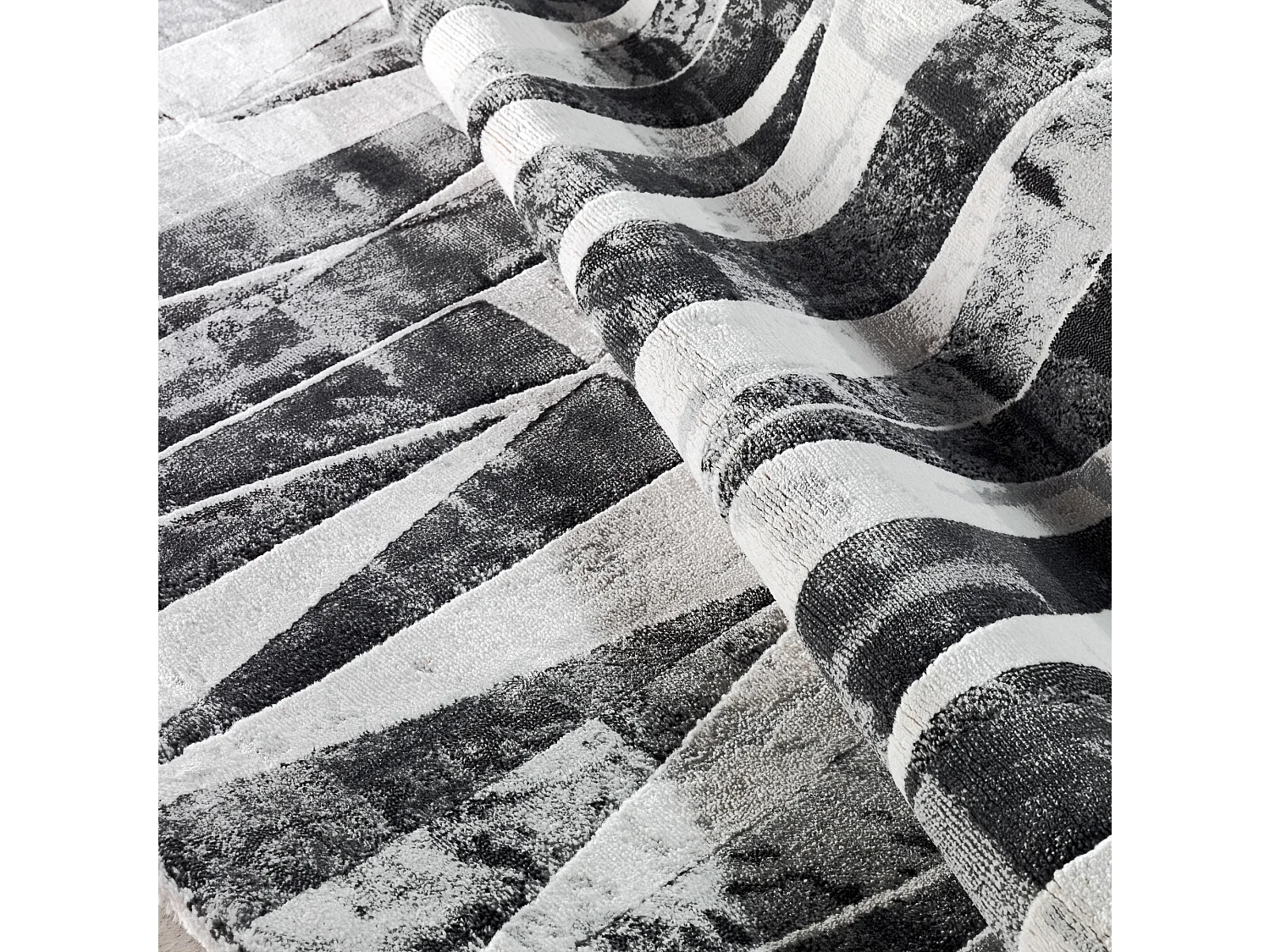 Tappeto corsia SERIE HISA GREY 10