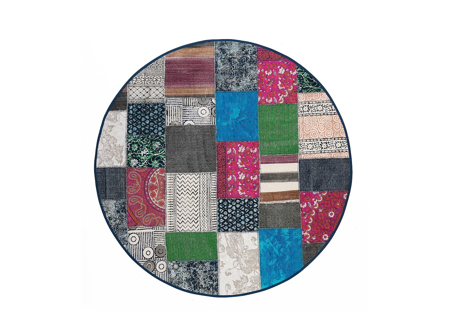 Alfombra YANTRA COLOURS PATCH ROUND