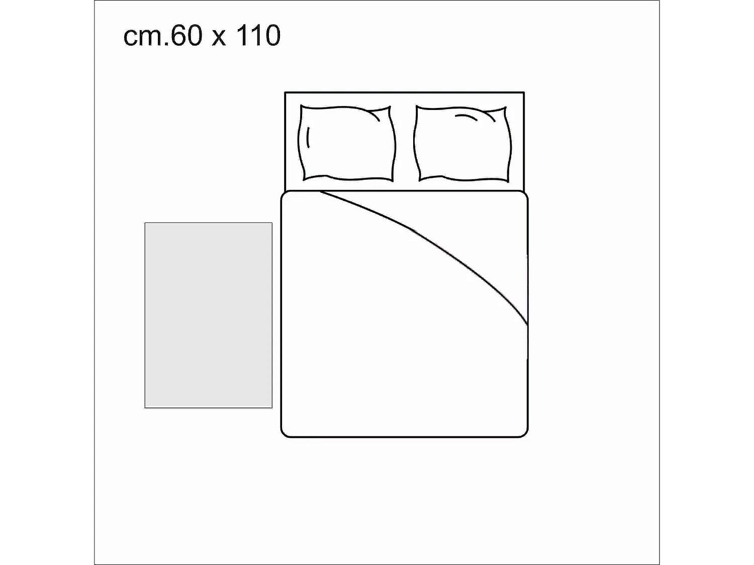 Tapis de bain / tapis de chevet SERIE SAM GREY BLACK 09