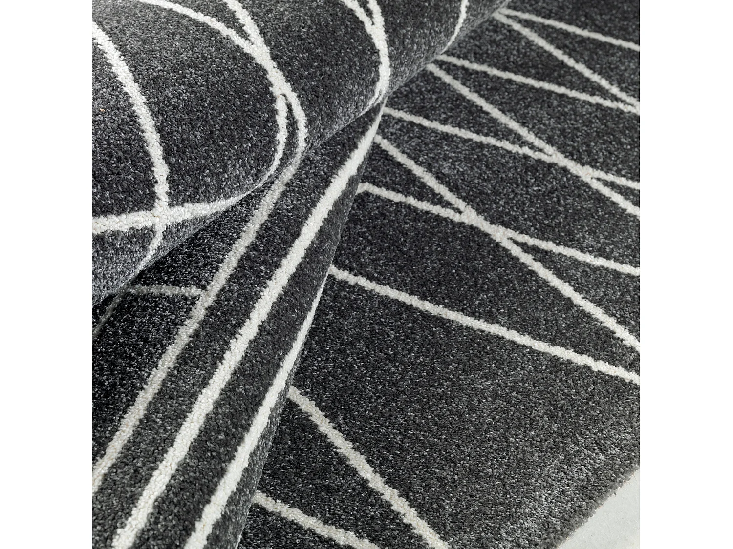 Tappeto bagno / scendiletto SERIE SAM GREY BLACK 13