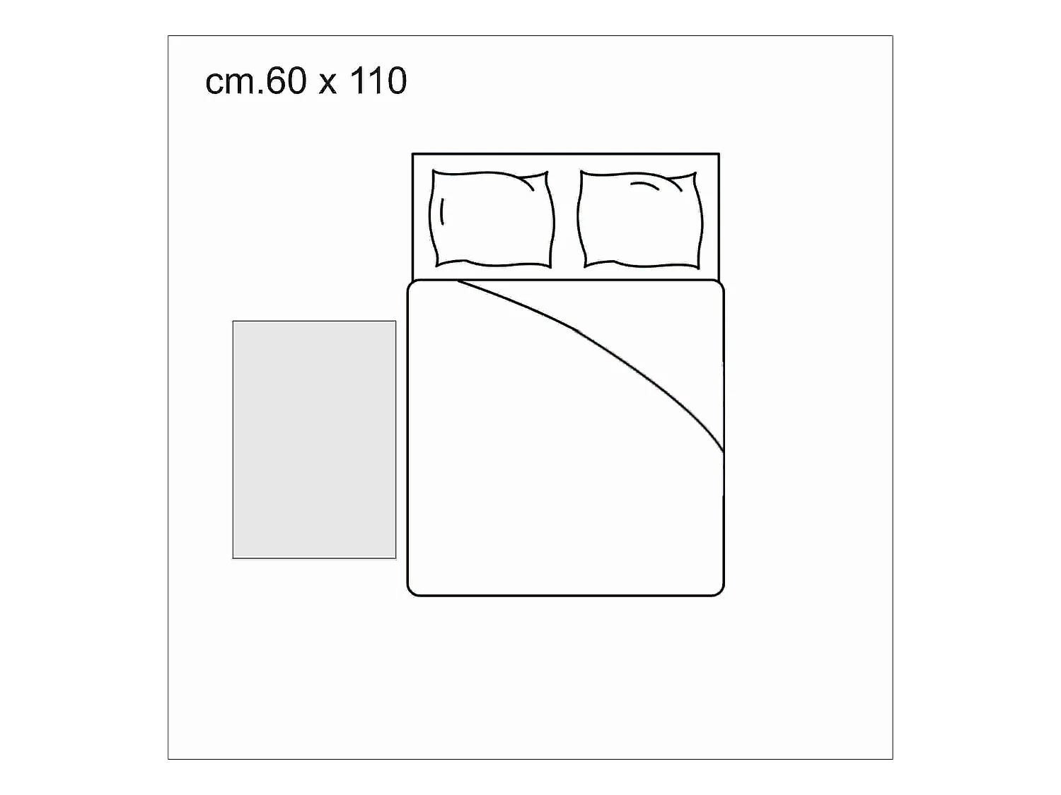 Tappeto bagno / scendiletto SERIE SAM GREY BLACK 13