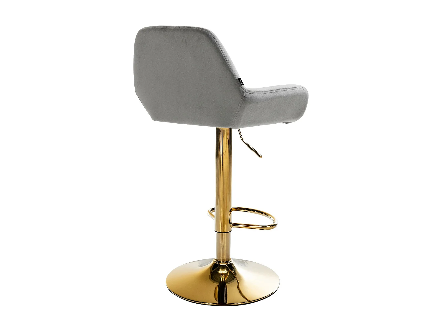 Tabouret de bar - Velours - Gris - Braga