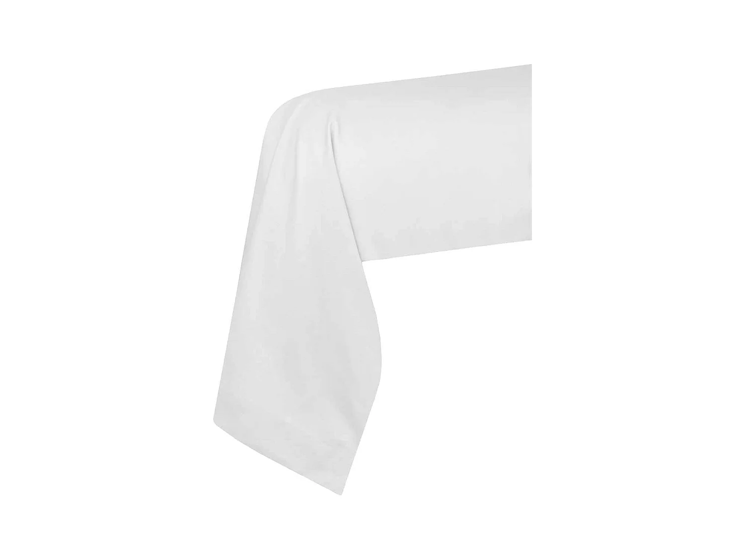 Taie de traversin Eden 45 x 185 cm - blanc