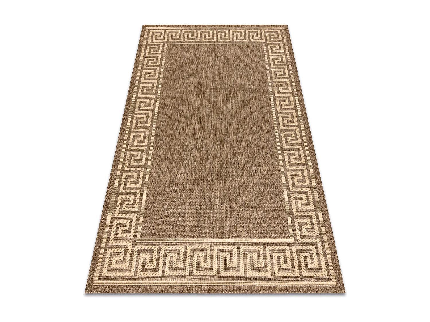 TAPIS EN CORDE SIZAL FLOORLUX 20014 café / mais 120x170 cm