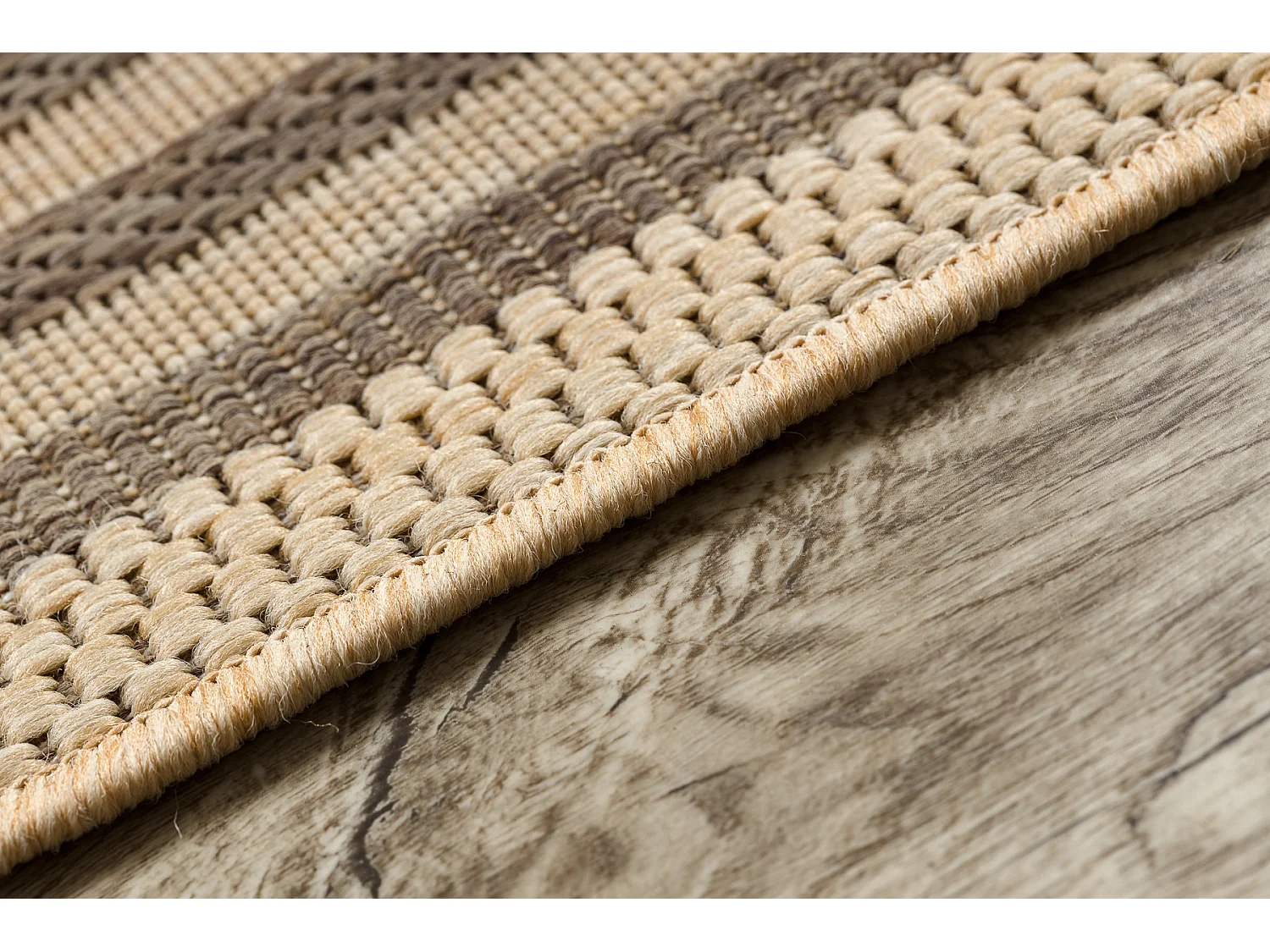 TEPPICH SISAL FLOORLUX 20014 mais / coffee 200x290 cm