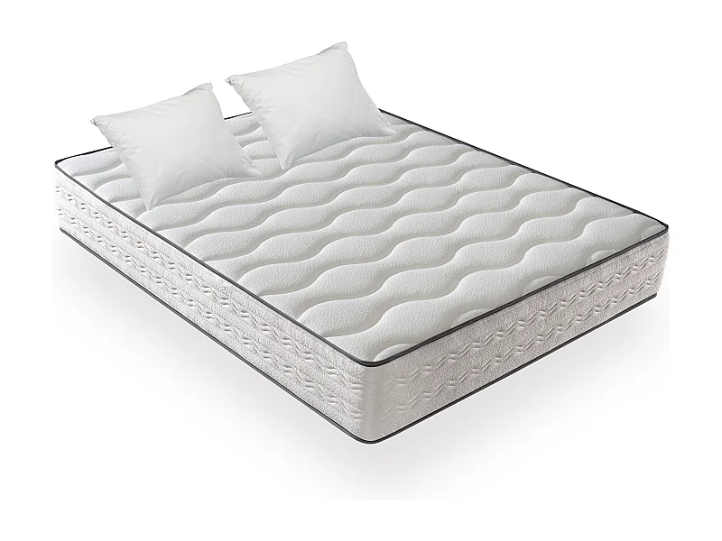 Matratze 150x190, Höhe 25cm + 2 Kissen