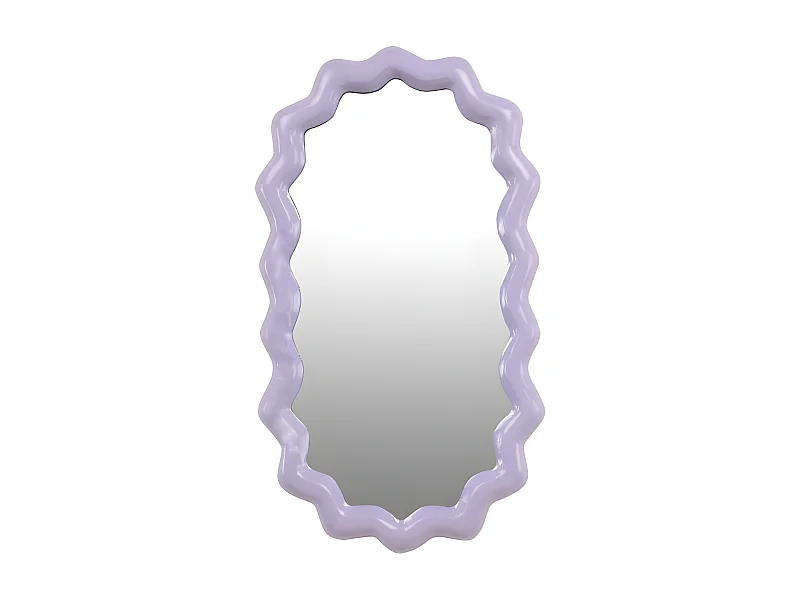 Viena - Miroir ovale 20x35cm - Lilas