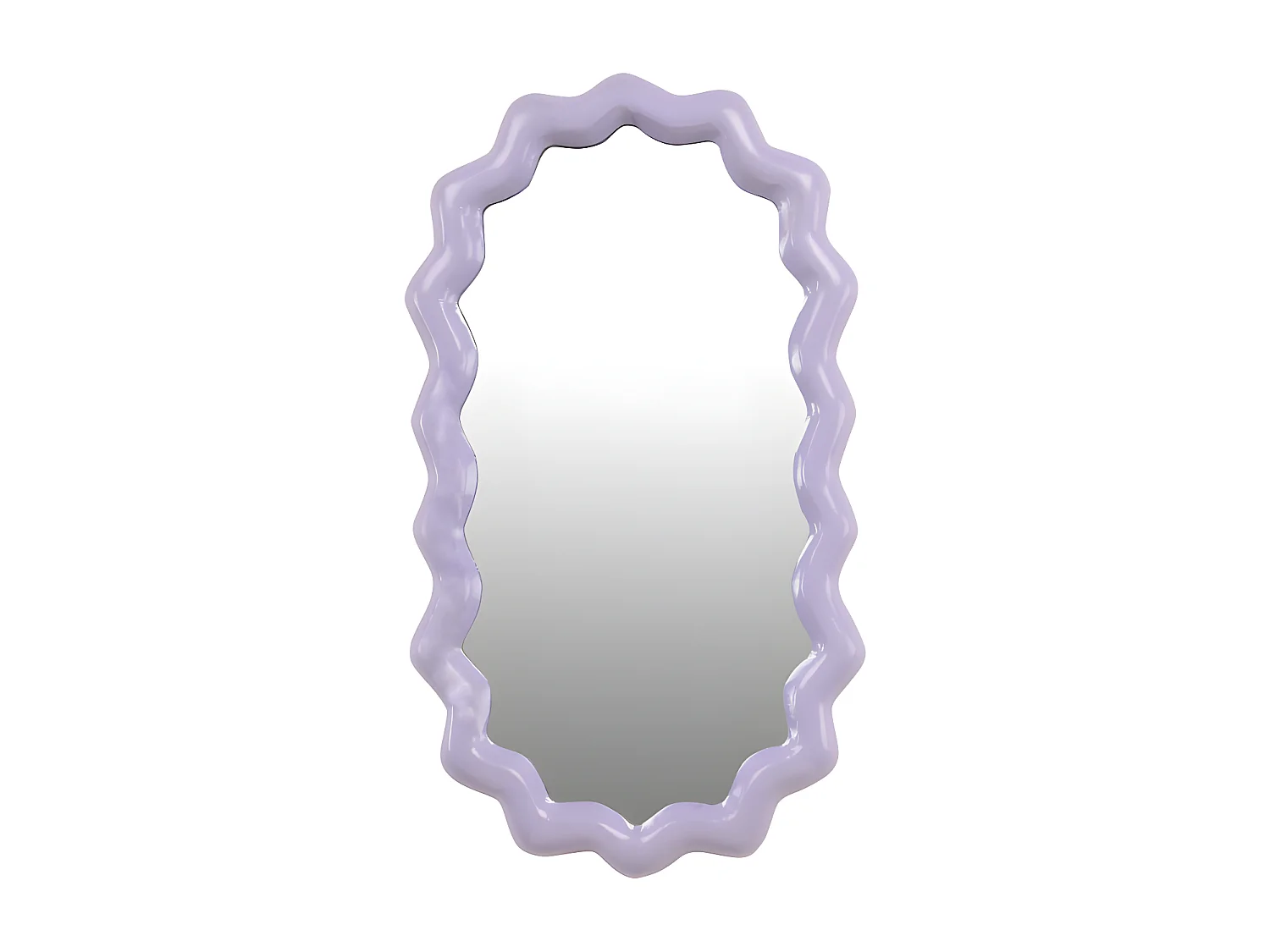 Viena - Miroir ovale 20x35cm - Lilas