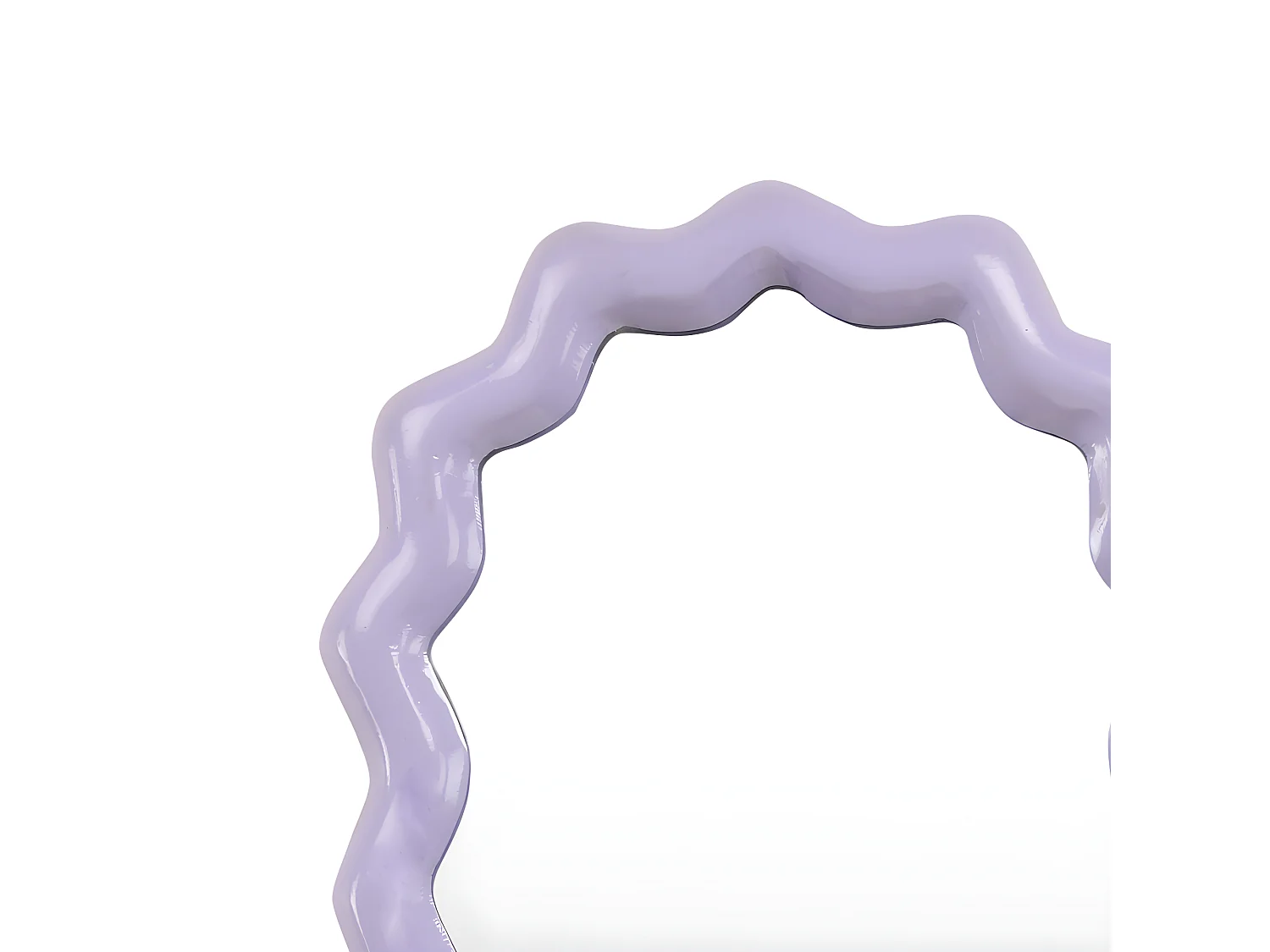 Viena - Miroir ovale 20x35cm - Lilas