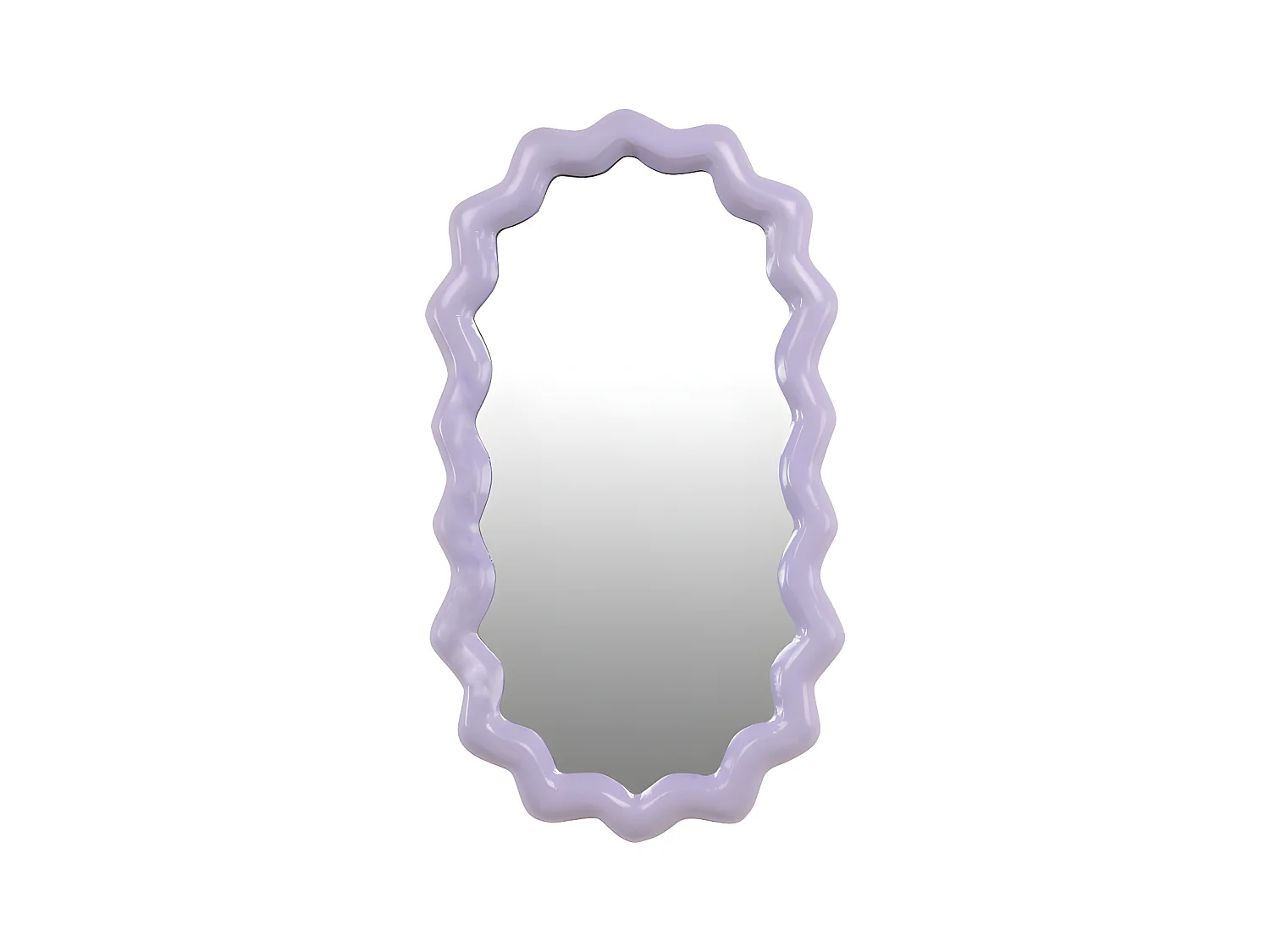 Viena - Miroir ovale 20x35cm - Lilas
