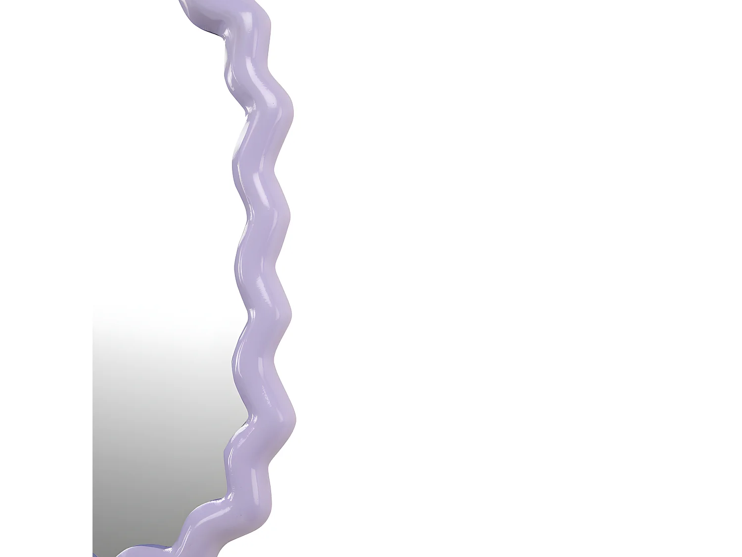 Viena - Miroir ovale 20x35cm - Lilas