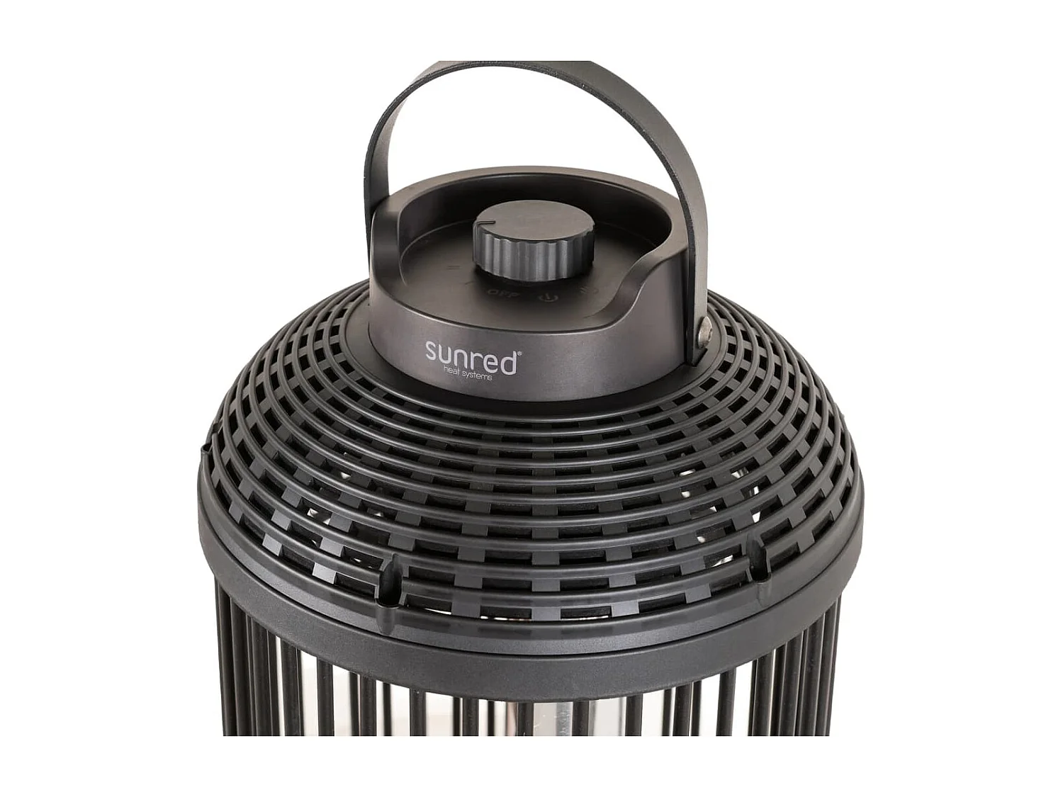 Tafelverwarmer Indox 1200 W halogeen zwart