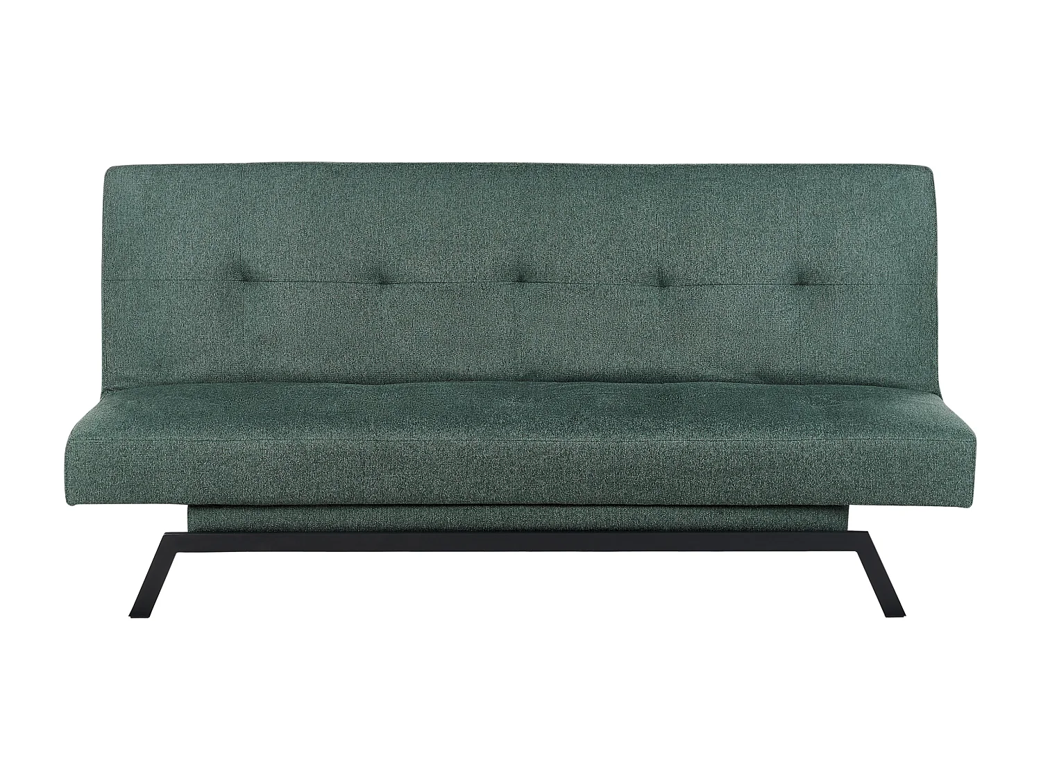 Sofa rozkładana LEEDS Zielony dla 3 osób