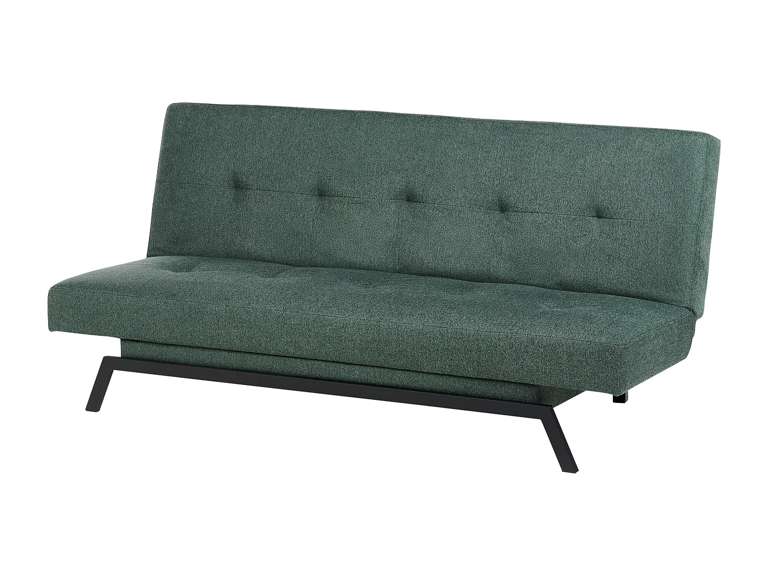 Sofa rozkładana LEEDS Zielony dla 3 osób