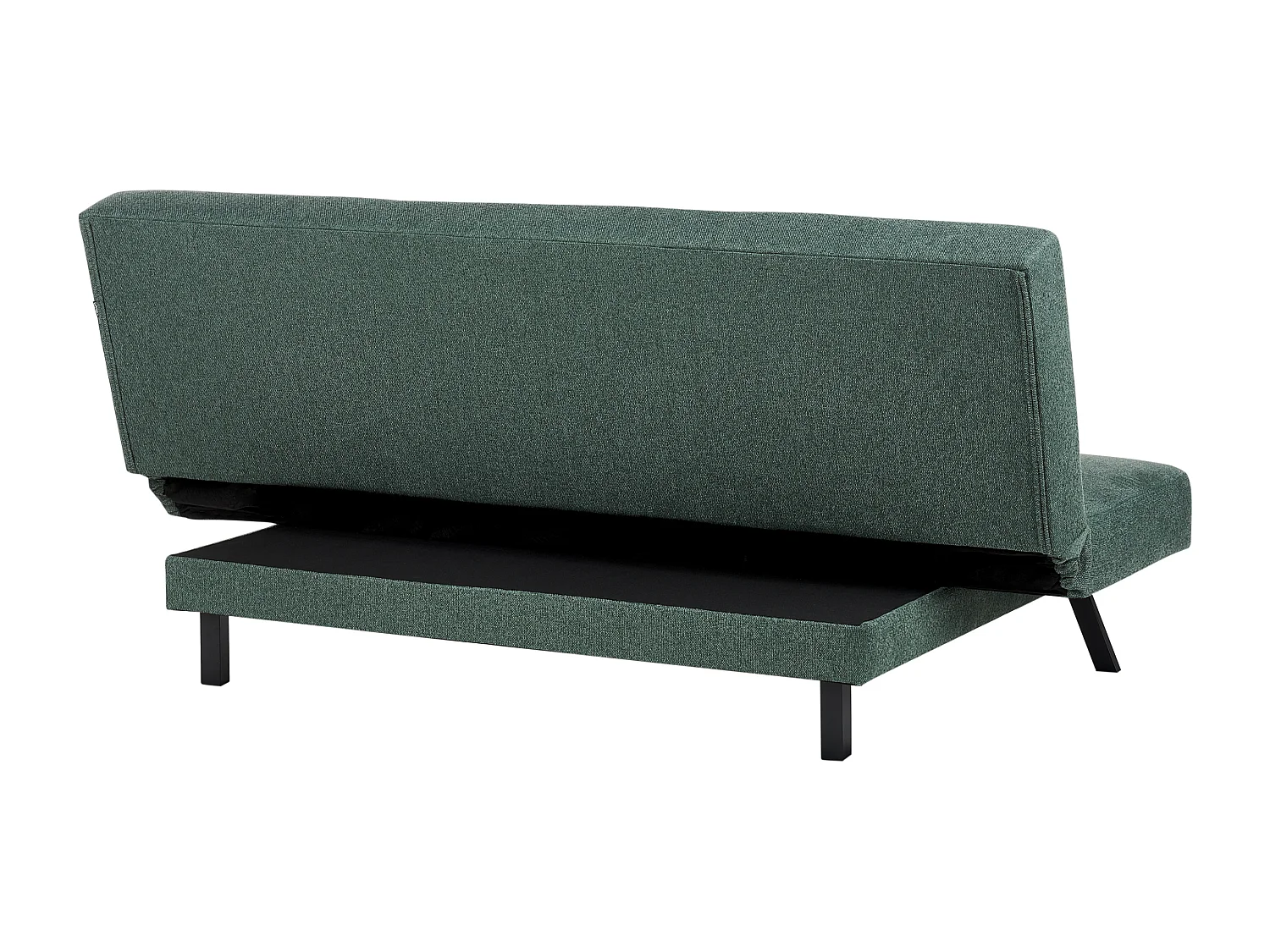 Schlafsofa LEEDS Stoff Grün 3-Sitzer