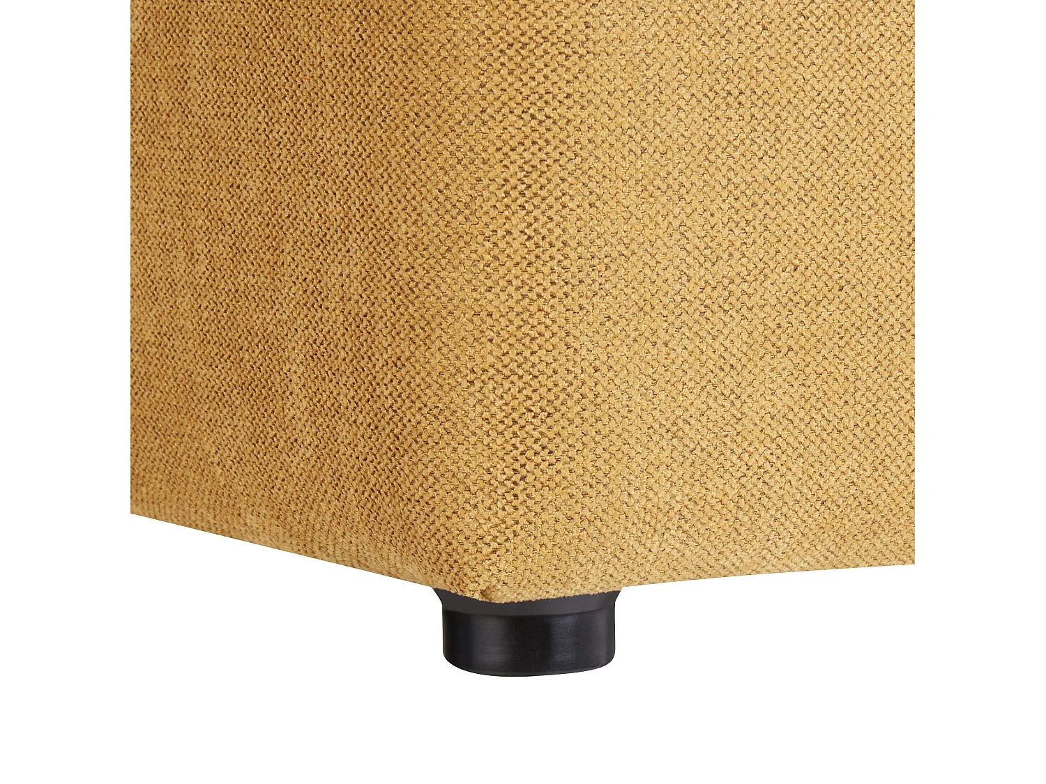Pouf KANSAS Tissu Jaune