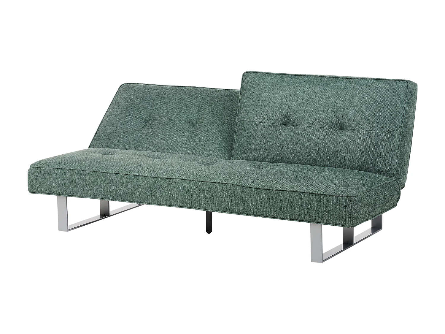 Schlafsofa DUBLIN Stoff Grün 3-Sitzer