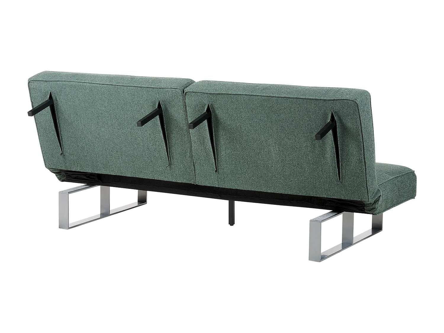 Schlafsofa DUBLIN Stoff Grün 3-Sitzer