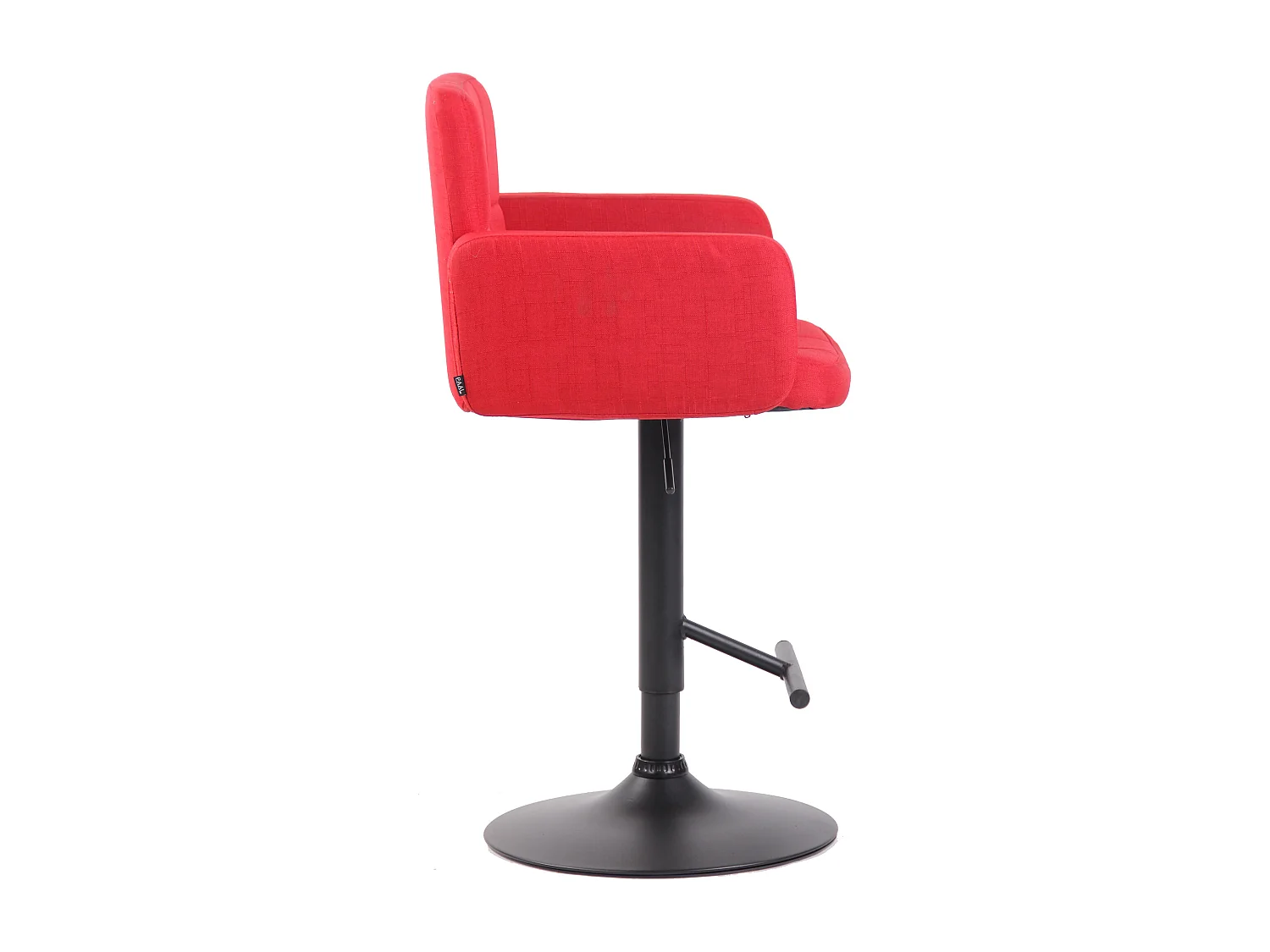 Tabouret de bar - Tissu & Métal - Rouge - Los Angeles