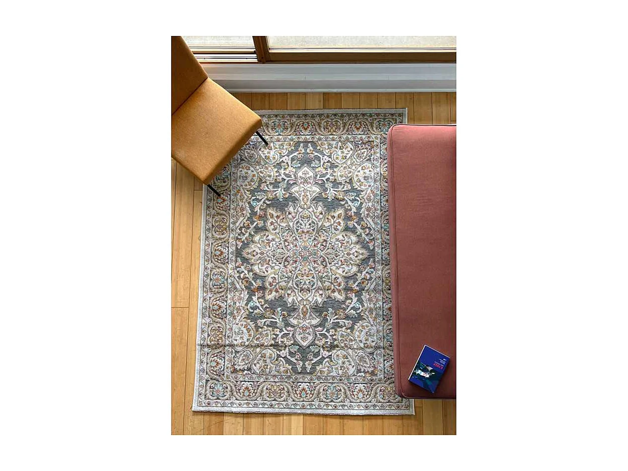 Tapis extérieur intérieur oriental multicolore - GRENADE 67 Noir 200*290