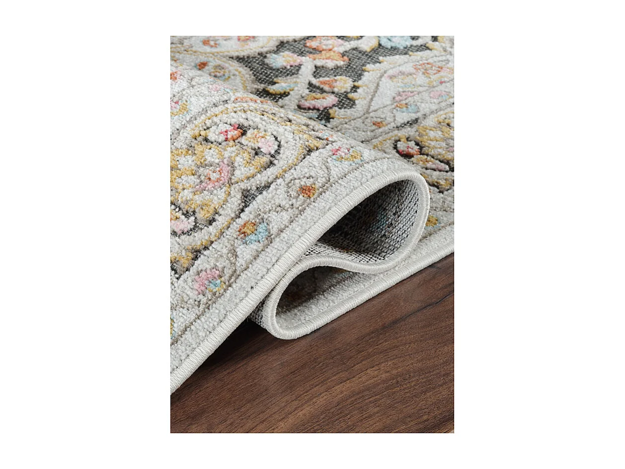 Tapis extérieur intérieur oriental multicolore - GRENADE 67 Noir 200*290