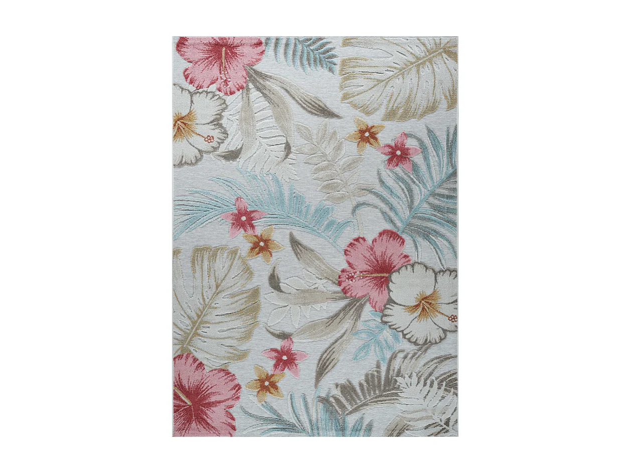 Tapis extérieur fleuris multicolore GRENADE 52 Multicolore 160*230