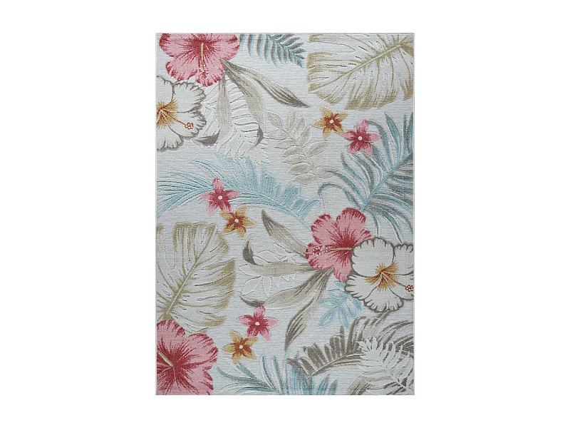 Tapis extérieur fleuris multicolore GRENADE 52 Multicolore 160*230