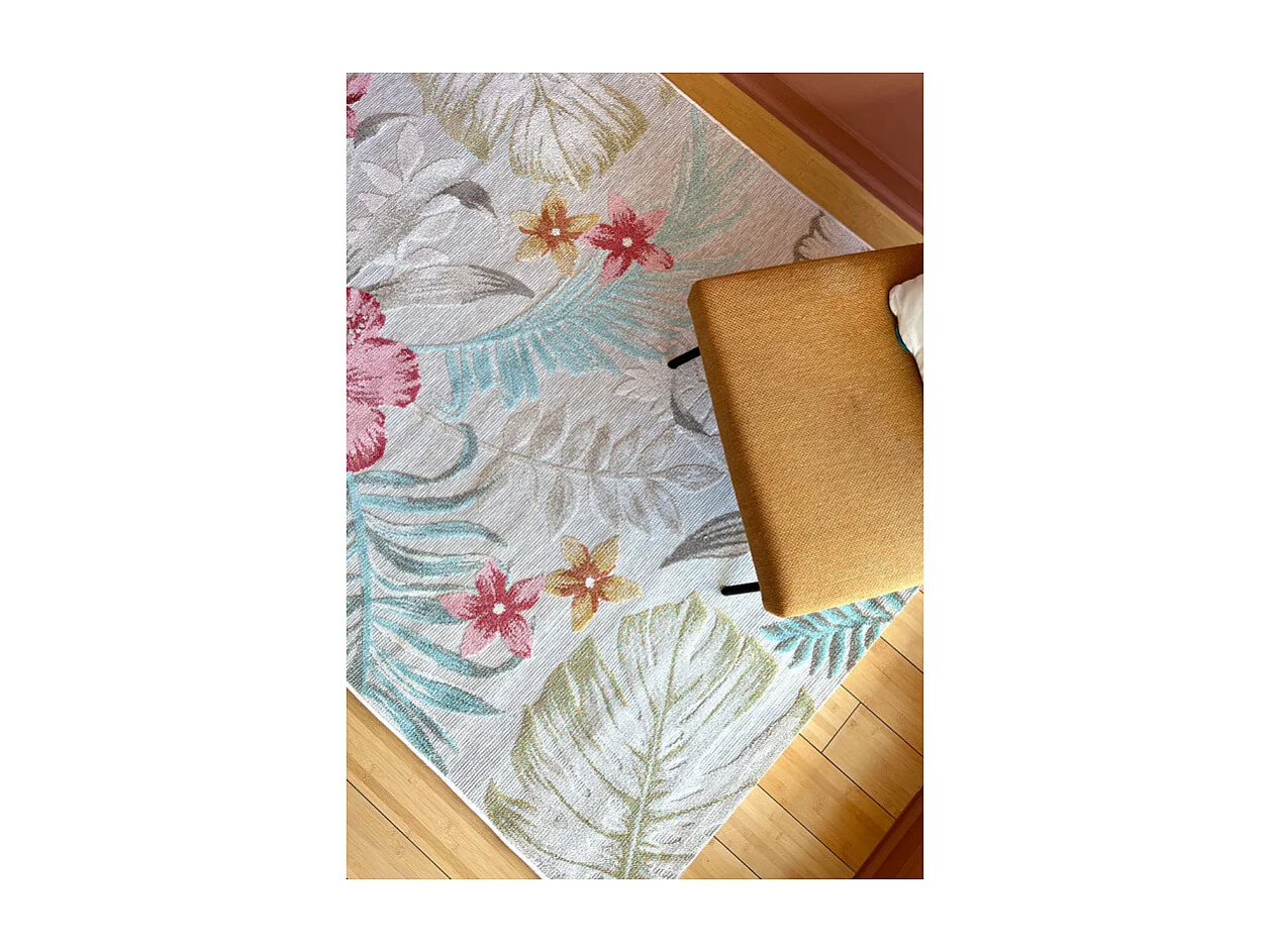 Tapis extérieur fleuris multicolore GRENADE 52 Multicolore 120*170