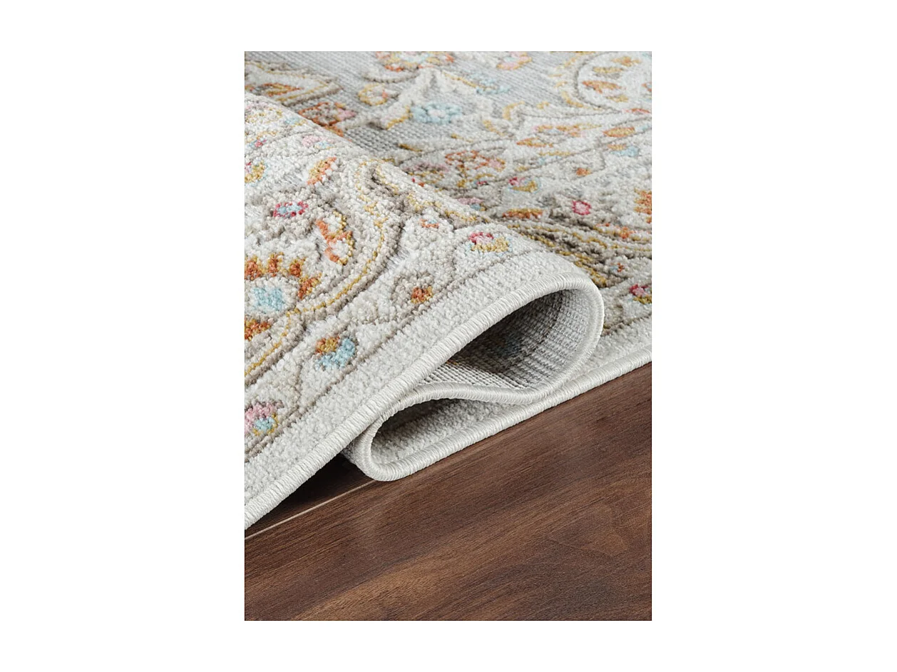 Tapis extérieur intérieur oriental multicolore - GRENADE 67 Crème 200*290